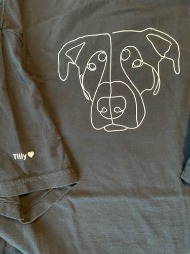 Customer photo review of Custom T-shirt