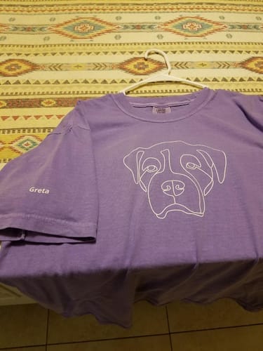 Customer photo review of Custom T-shirt