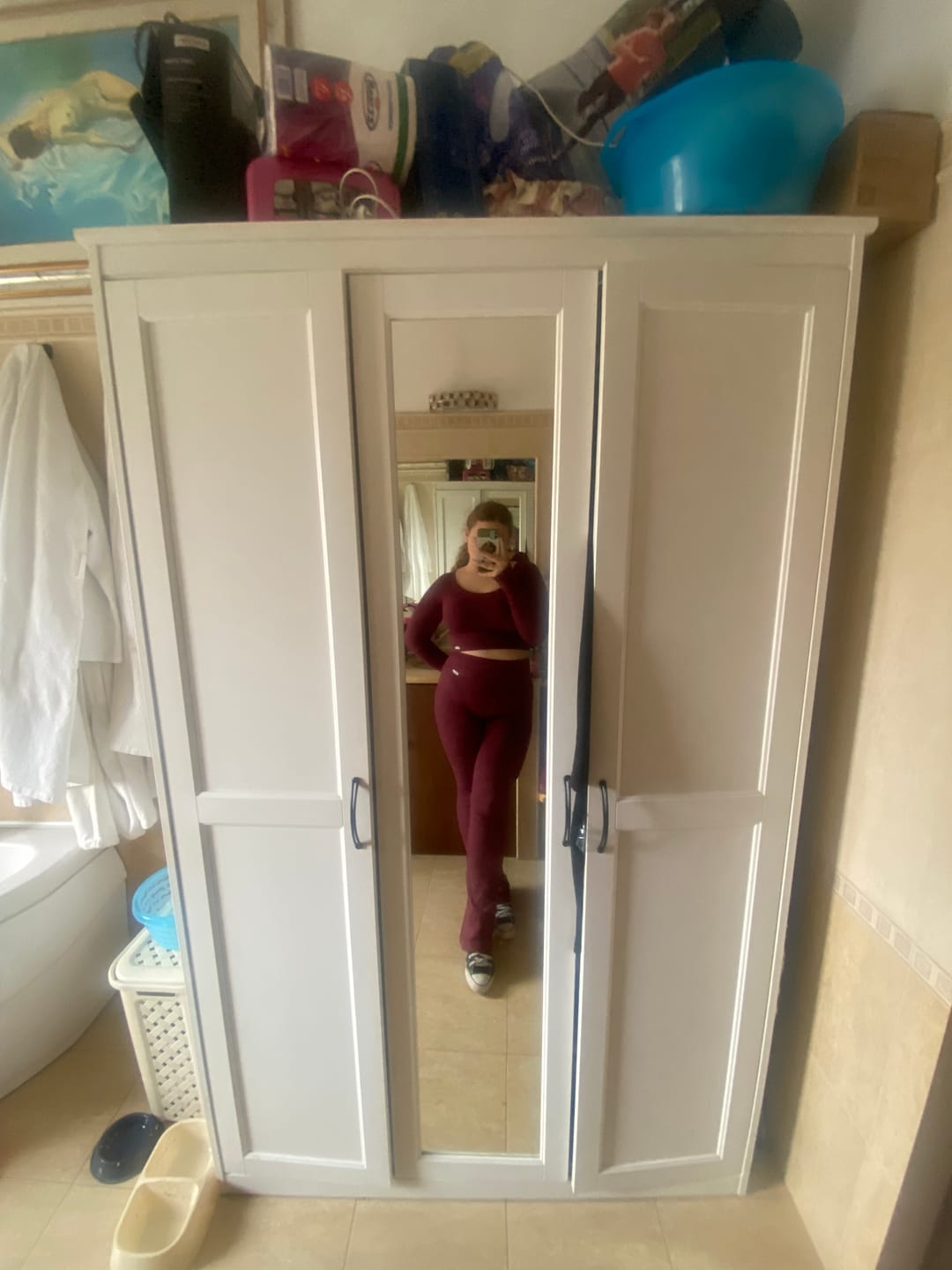 Customer photo review of Bolero Nikita Gym Fashion Merlot
