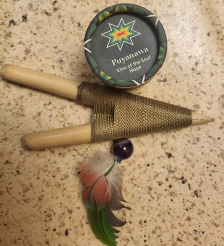 Customer photo review of Vine of the Soul Yagé Hapé