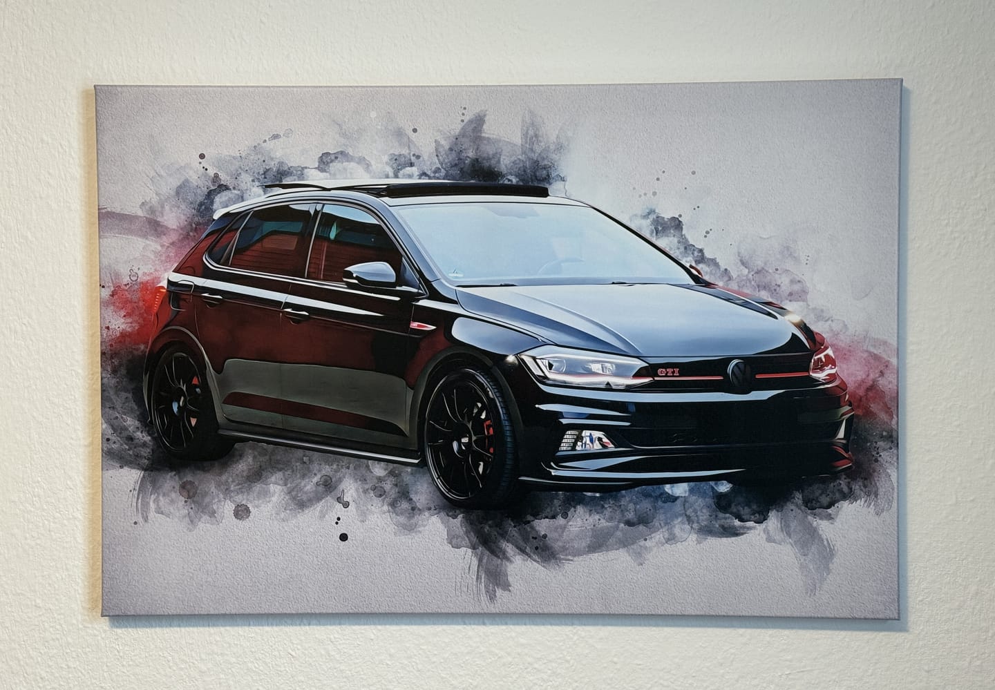 Customer photo review of Dein Auto im Aquarell-Stil | Geschenk für Autoliebhaber