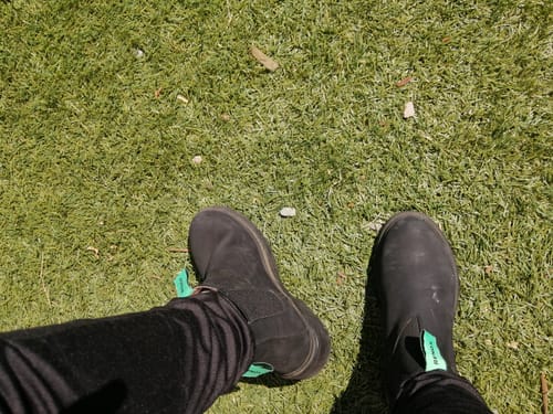 Customer photo review of Botín Original 2.0 Negro Menta Mujer