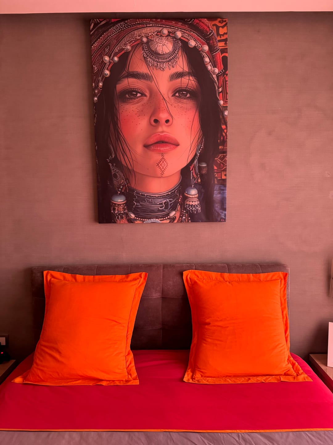 Customer photo review of Tableau décoratif Tamazight - Portrait Amazigh