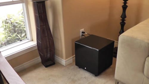 Customer photo review of Aperion Bravus II 12D 650W Class D Powered Subwoofer