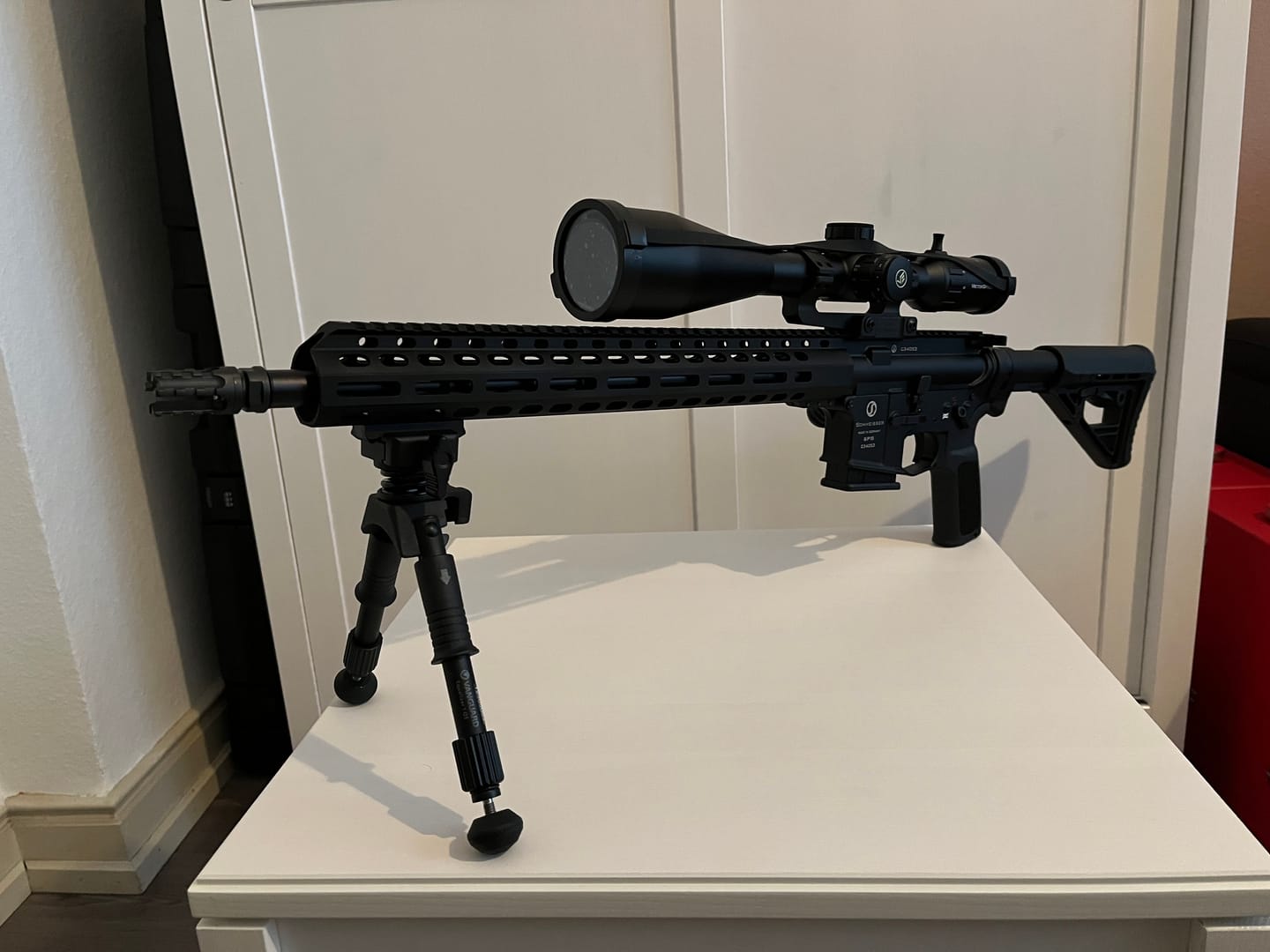 Customer photo review of Vector Optics SCACD-25 Blockmontage mit eingebauter Wasserwaage und Neigungswinkelanzeige für 11mm Schiene
