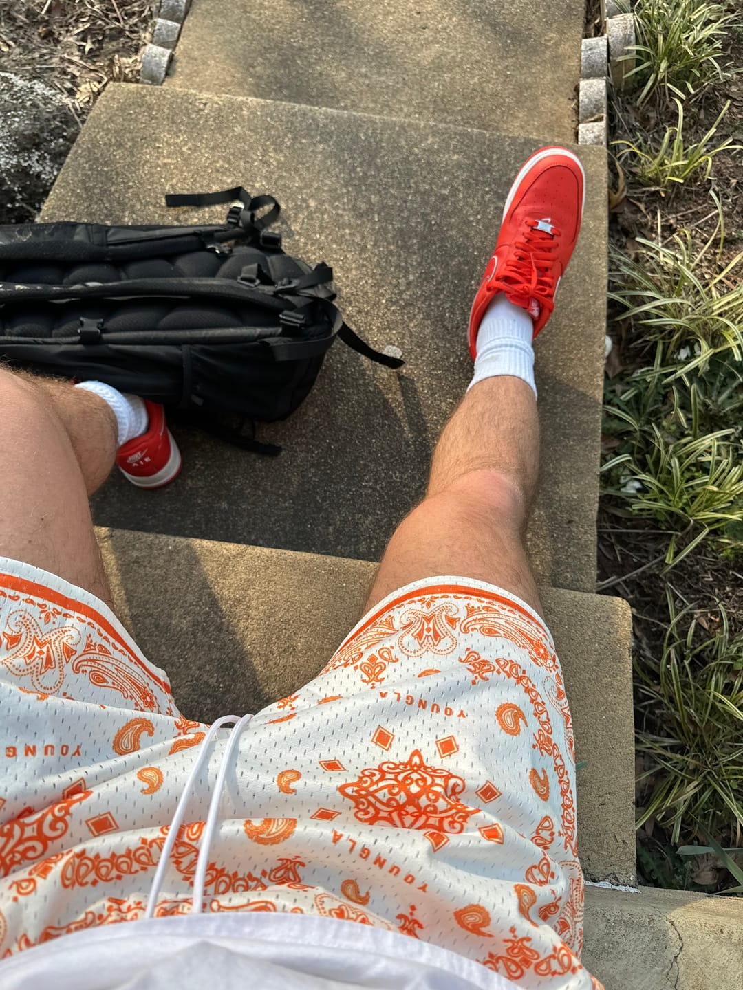 Customer photo review of 132 Infamous Bandana Shorts