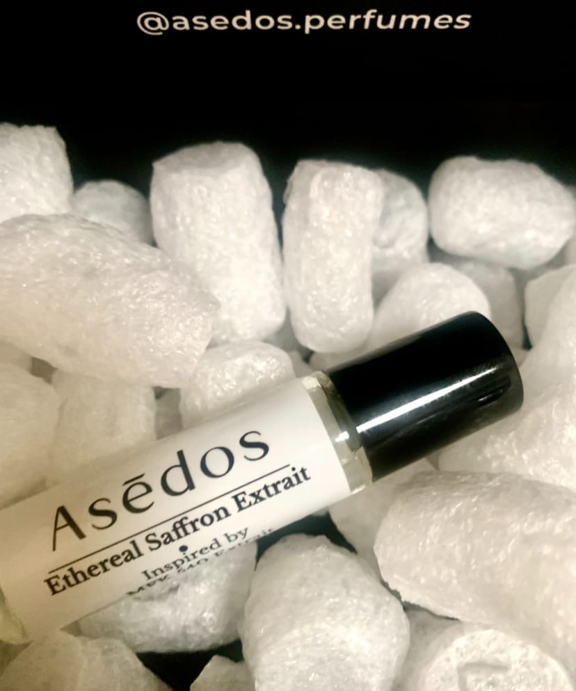 Customer photo review of ETHEREAL SAFFRON EXTRAIT PERFUME OIL