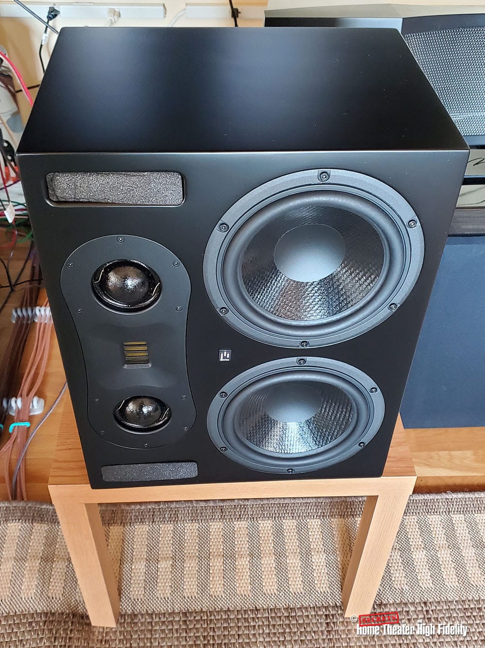 Customer photo review of T80 3-Way Dual 8" Cinema/Studio Monitor Speaker | Theatrus
