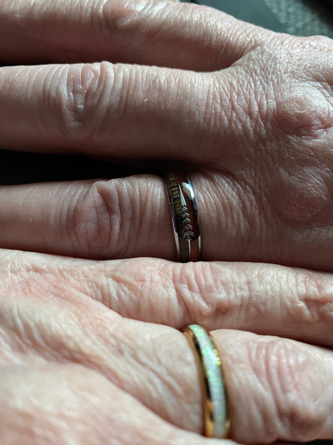 Customer photo review of The Harold Arrow 6mm Wonder Ring