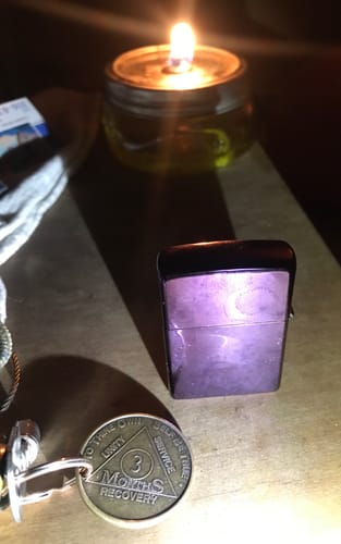 Customer photo review of Recovery Mint 3 Months Bronze AA Meeting Chips - Three Months Sobriety Coins/Tokens