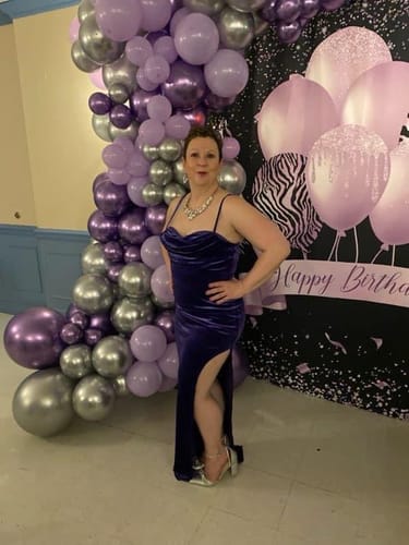 Customer photo review of Custom Fabric Backdrop for Birthday&Baby Shower&Wedding& Any Event Decorations