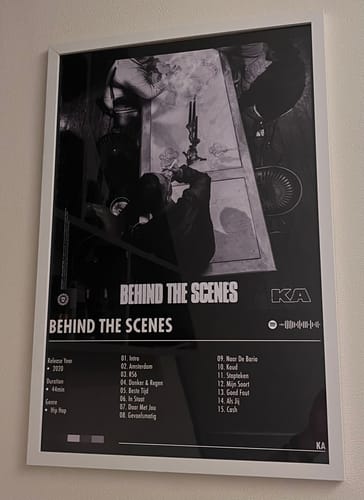 Customer photo review of Custom Album Cover Poster | Design 1
