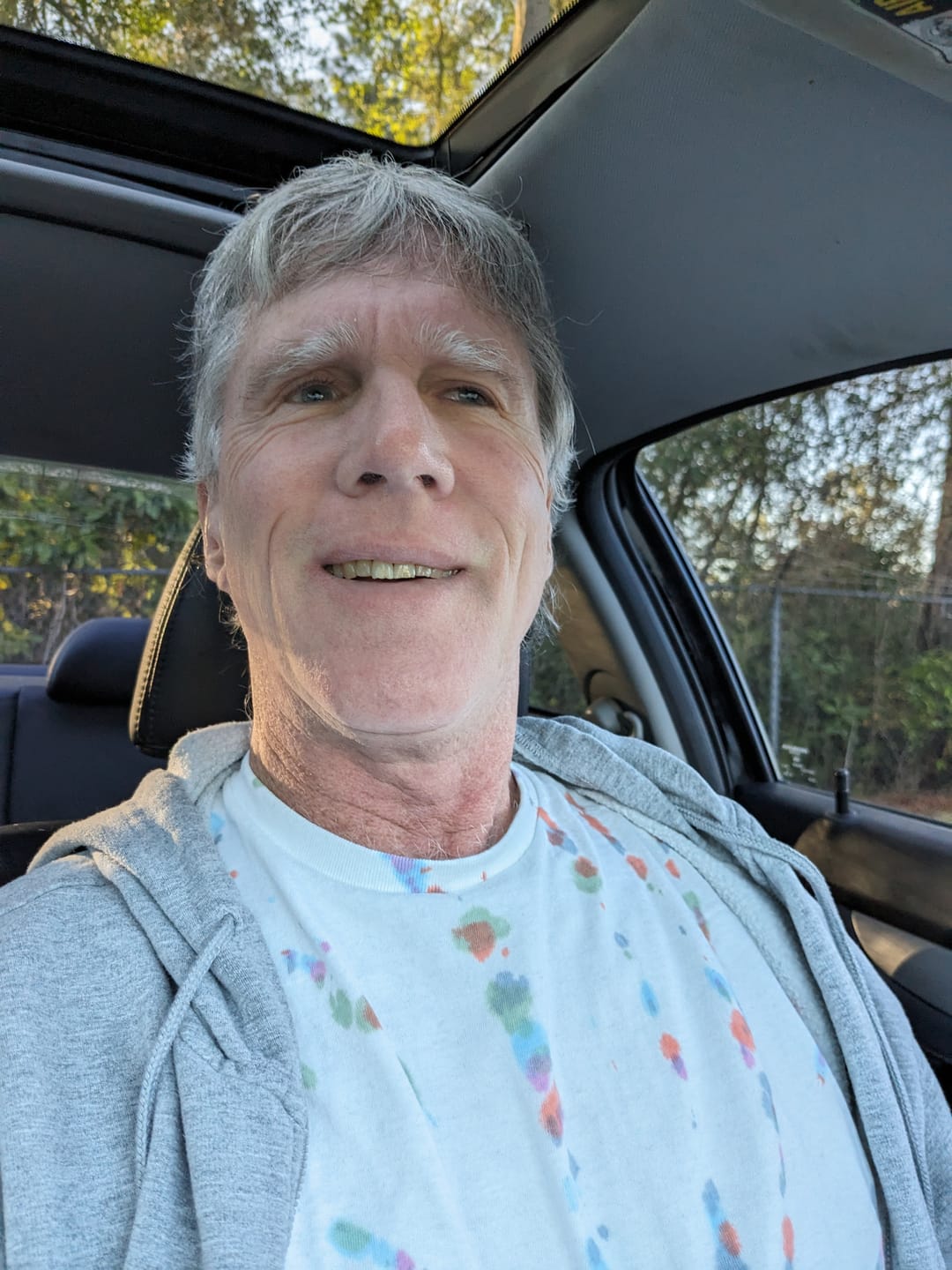 Customer photo review of Europe 72' Swirl Tie Dye T Shirt
