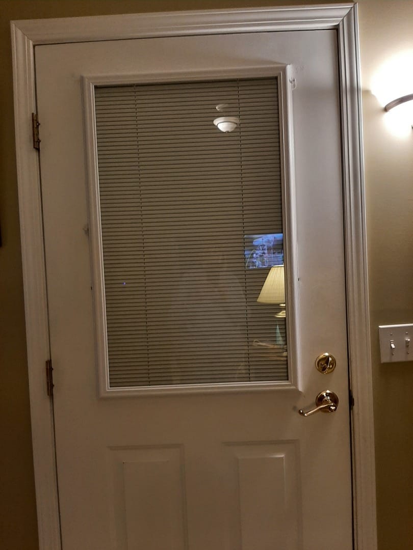 Customer photo review of ODL Add On Blinds for Raised Frame Doors - 24" x 38"