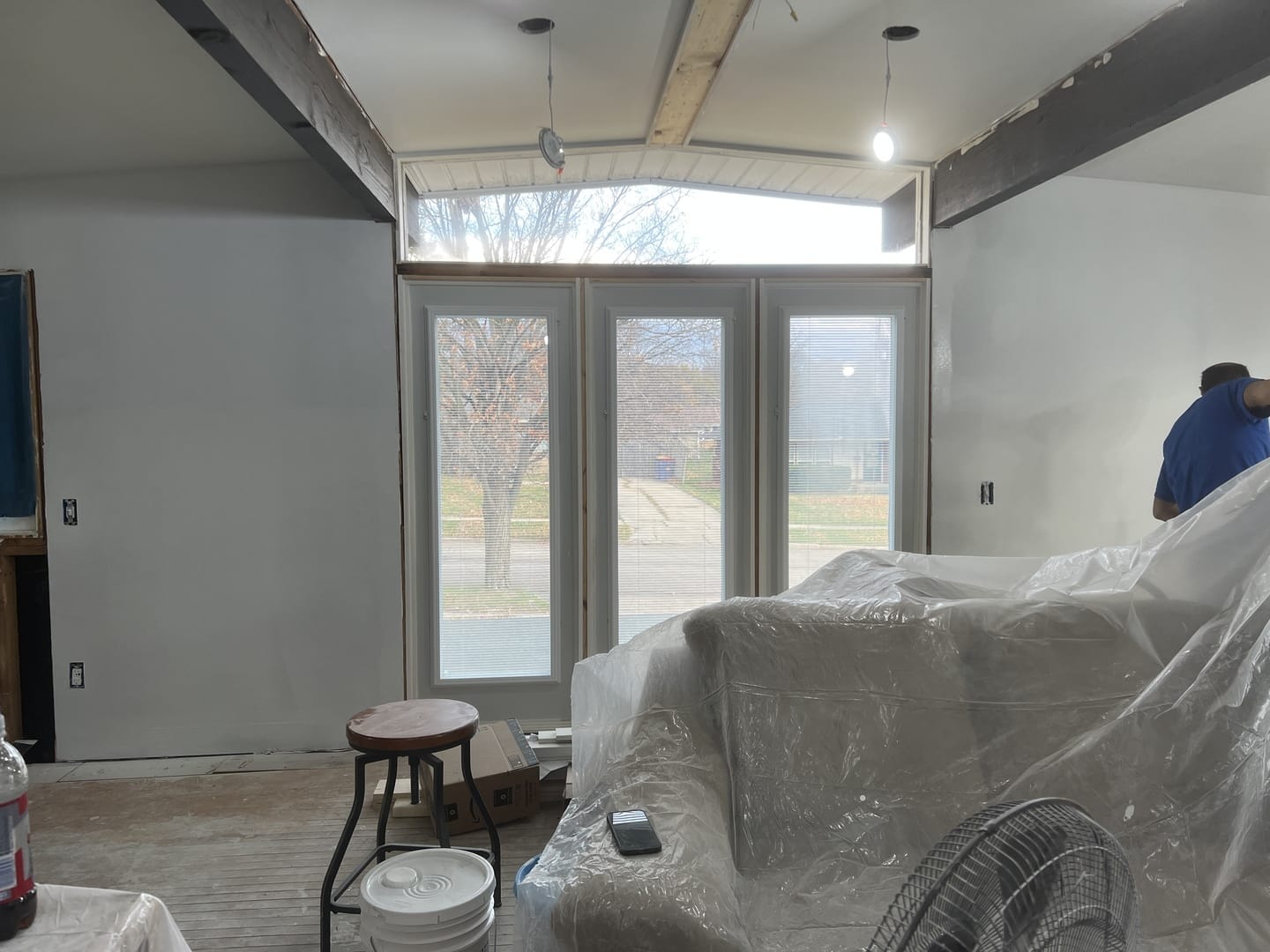 Customer photo review of ODL Add On Blinds for Raised Frame Doors - 24" x 66"