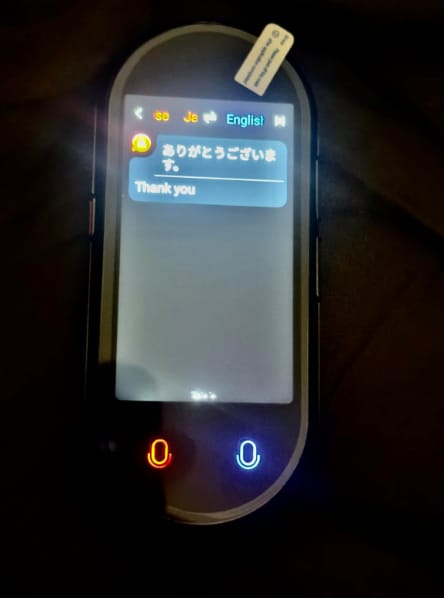 Customer photo review of Vormor Z8 Language Translator Device 138 National Languages Intelligent Translator Real-time Voice, Recording, Text Translation Device