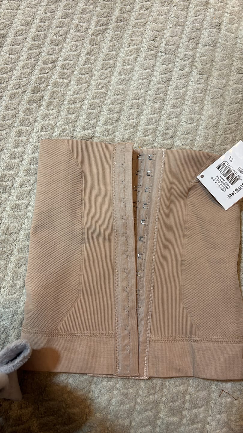 Customer photo review of Microfiber Waist And Abdomen Control Corset