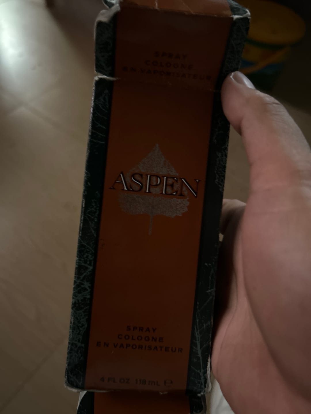 Customer photo review of Aspen Perfume for Men 118ml