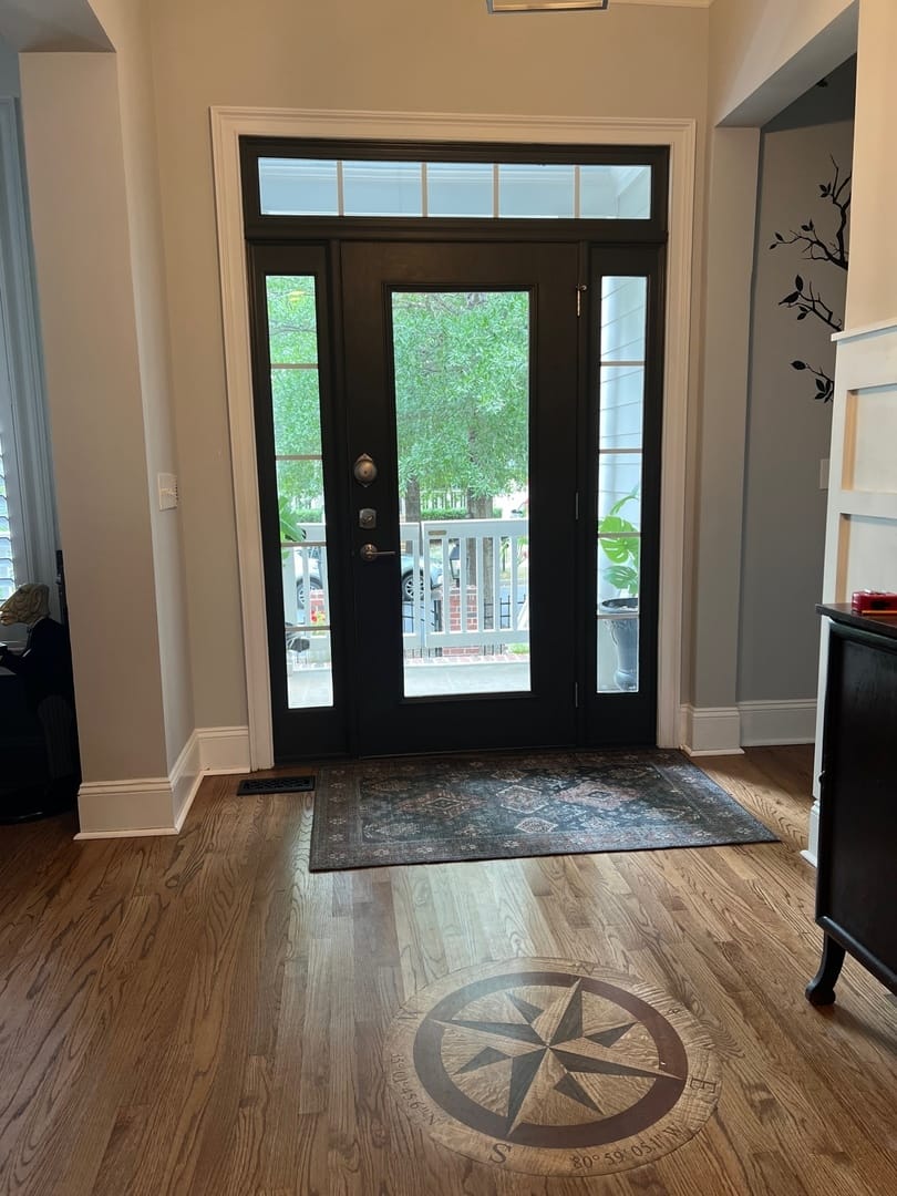 Customer photo review of ODL Clear Door Glass - 24" x 66" Frame Kit