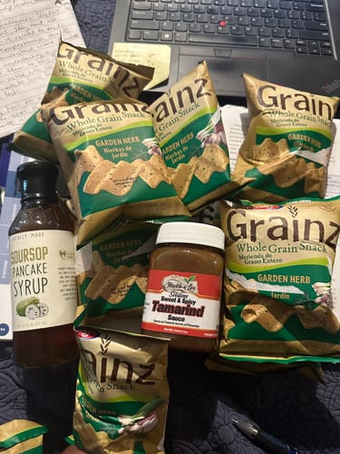 Customer photo review of Holiday Grainz Whole Grain Snack Garden Herb, 35g (3 Pack)