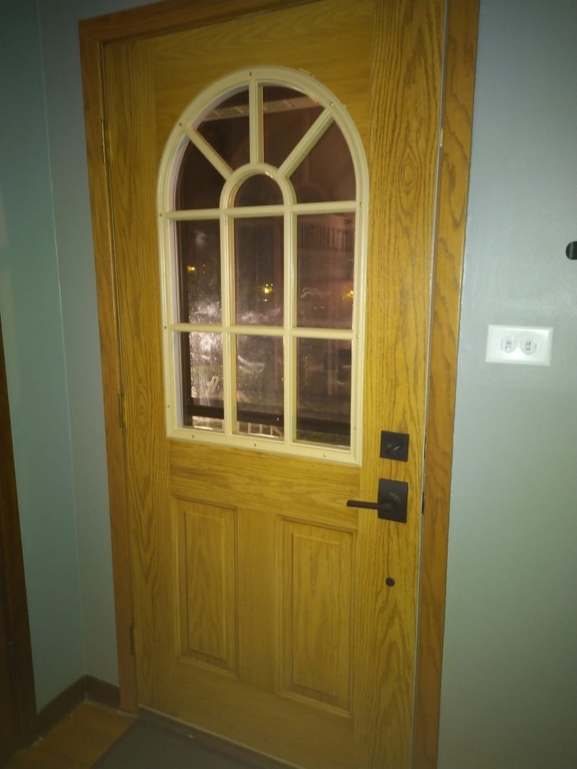 Customer photo review of ODL Clear Low-E Door Glass - 11 Light External Grille - 24" x 38" Frame Kit