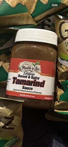 Customer photo review of Mudda N Law Sweet & Spicy Tamarind Sauce, 12oz