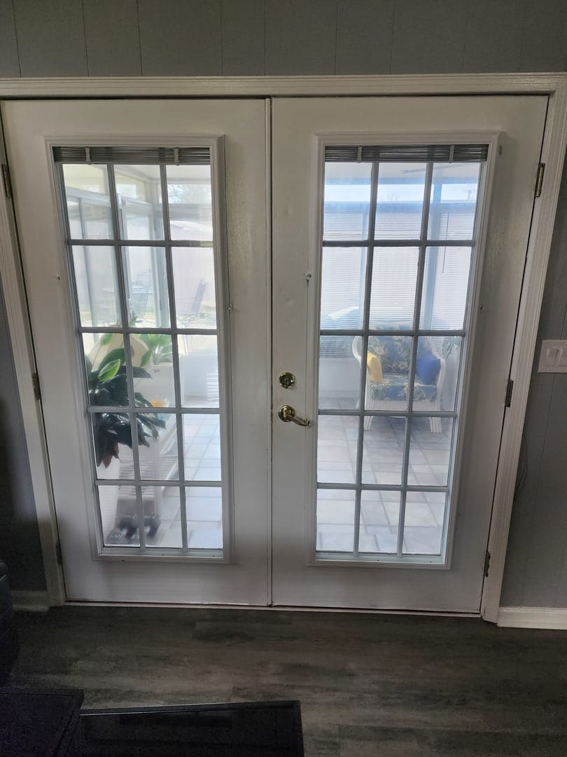Customer photo review of ODL Clear Door Glass - 24" x 66" Frame Kit