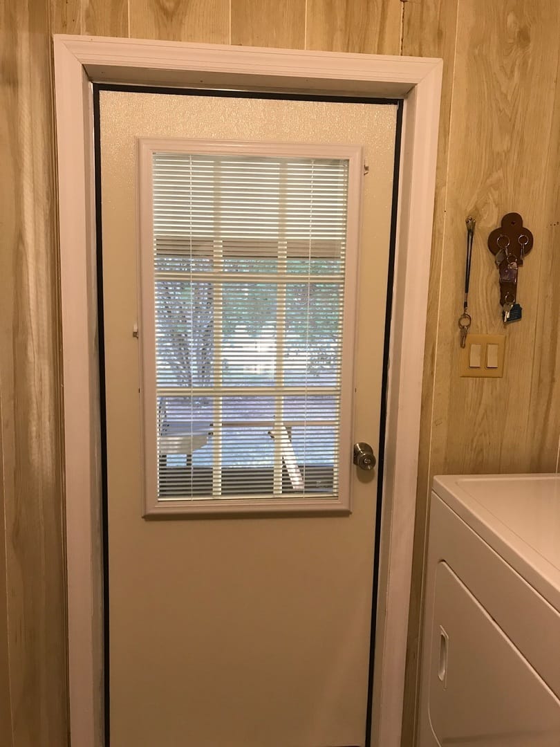 Customer photo review of ODL Add On Blinds for Raised Frame Doors - 22" x 38"