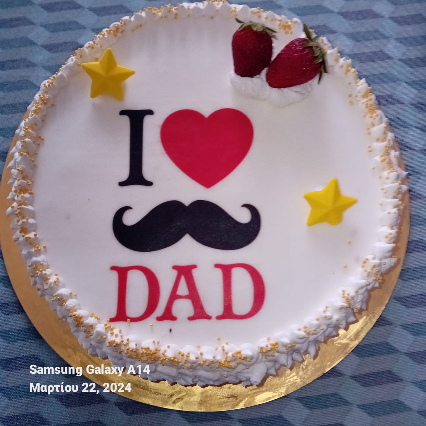 Customer photo review of Εκτύπωση σε φύλλο ζαχαρόπαστας