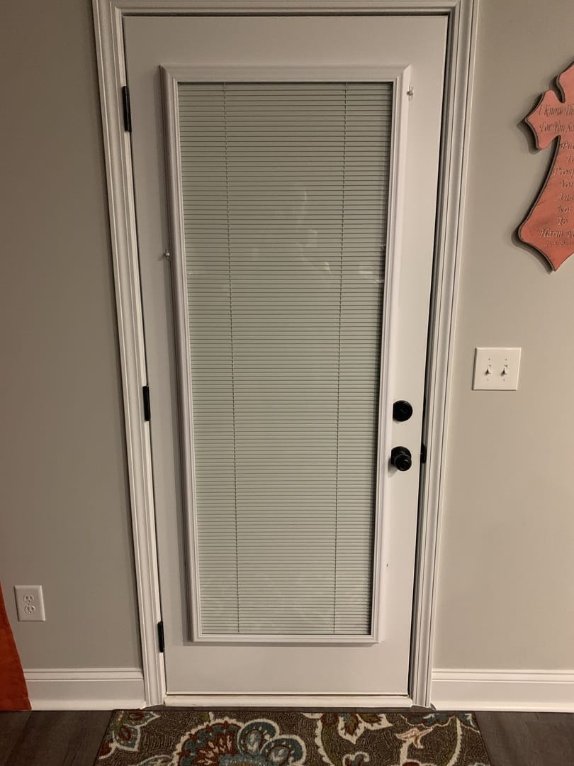 Customer photo review of ODL Add On Blinds for Raised Frame Doors - 24" x 66"