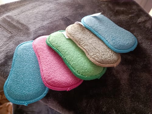 Customer photo review of 5 Eponges Lavable et Réutilisable