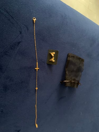 Customer photo review of LOVE Studs