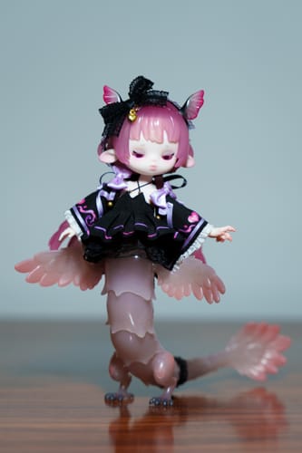 Customer photo review of Kukaka Insect Cafe Series Purple Leaf Wanhua Mirror 1/12 BJD Limited Clothing Set