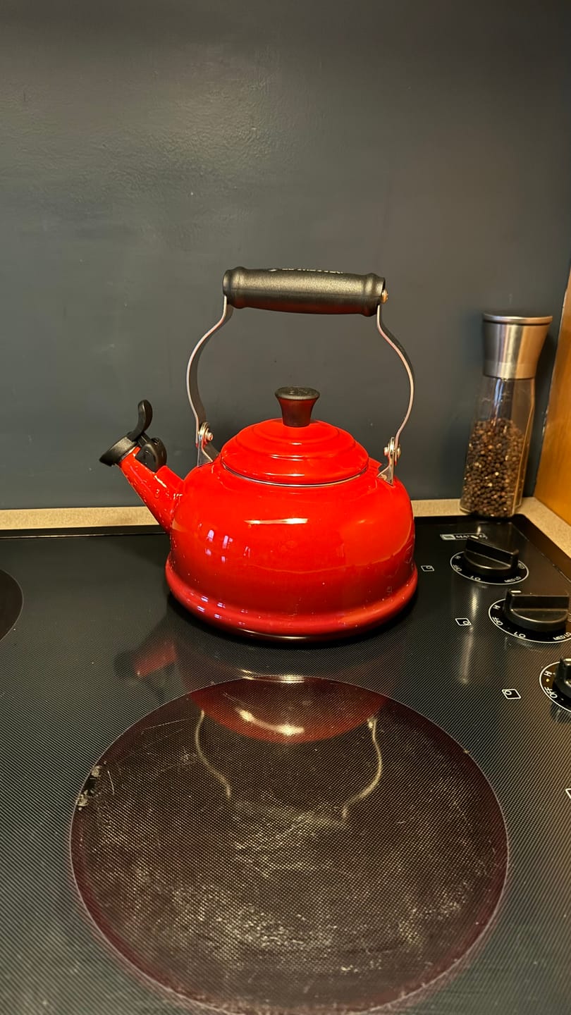 Customer photo review of Le Creuset Whistling Kettle - Classic