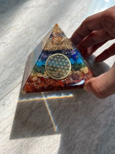 Customer photo review of Seven Chakra Pyramid