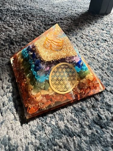 Customer photo review of Seven Chakra Pyramid