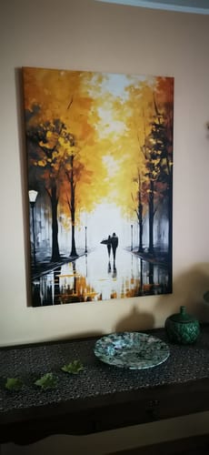 Customer photo review of Passeggiata in Autunno