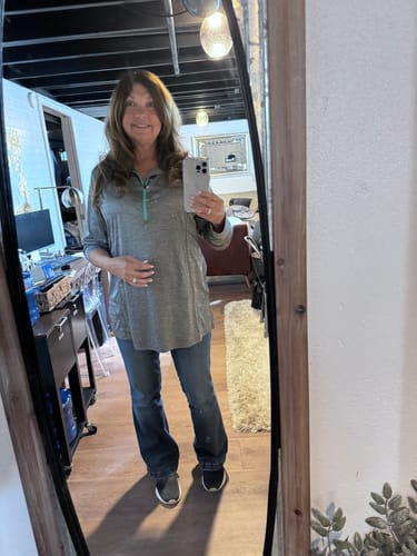 Customer photo review of Vista XLong Half-Zip Tunic