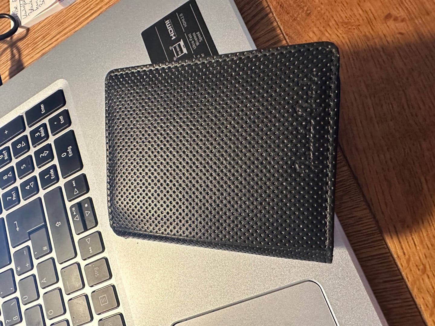 Customer photo review of Flapstar Magic Wallet with coin pocket