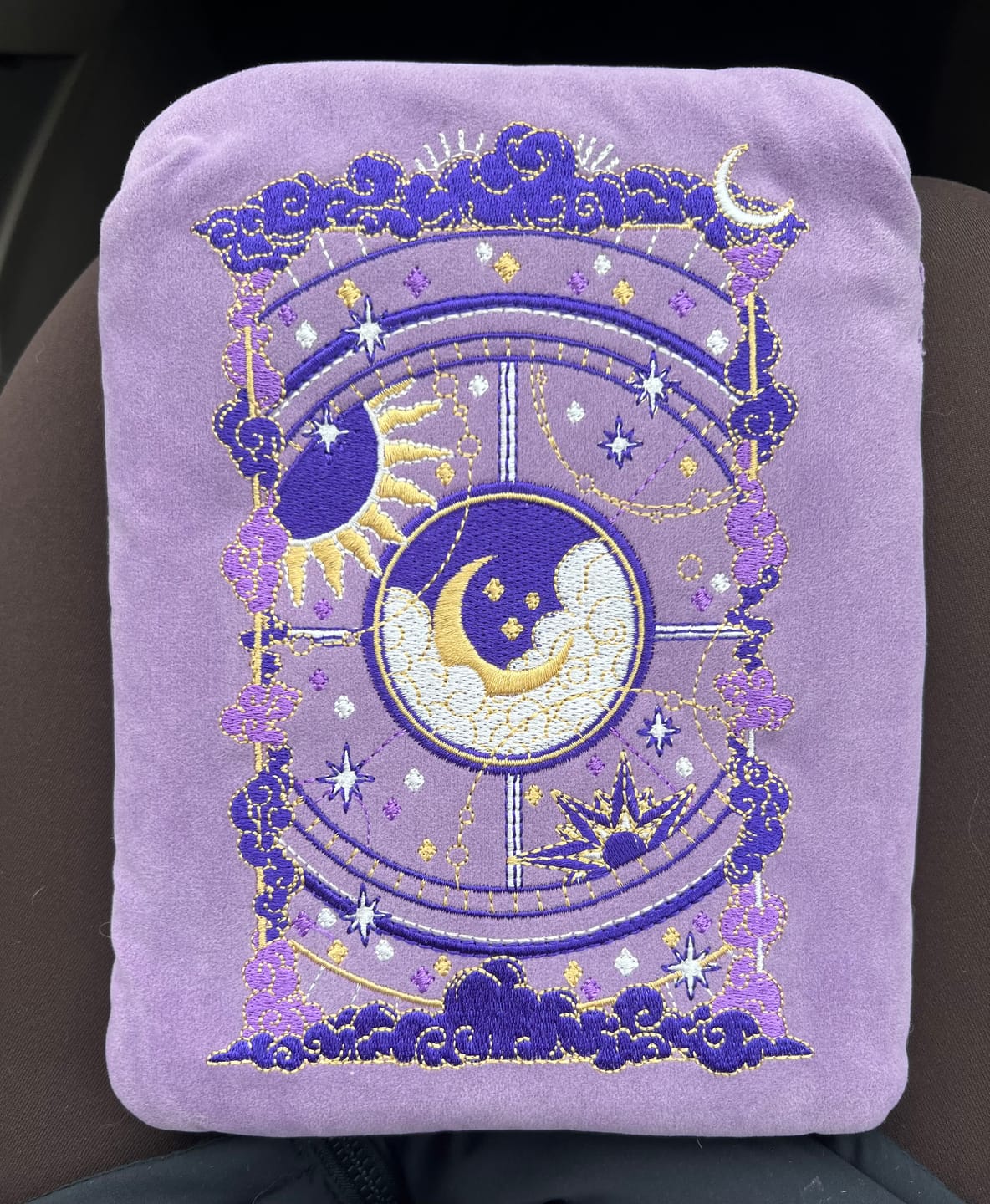 Customer photo review of Otherworldly Lilac Kindle & E-Reader Sleeve
