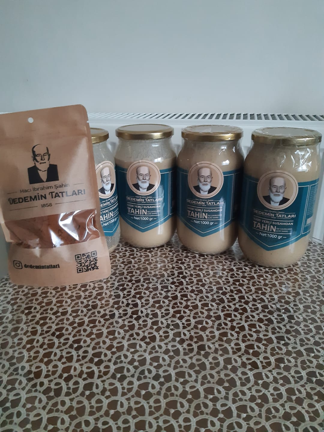Customer photo review of TEK KAVRULMUŞ ORGANİK TAHİN - 1000 gr 3'lü Paket