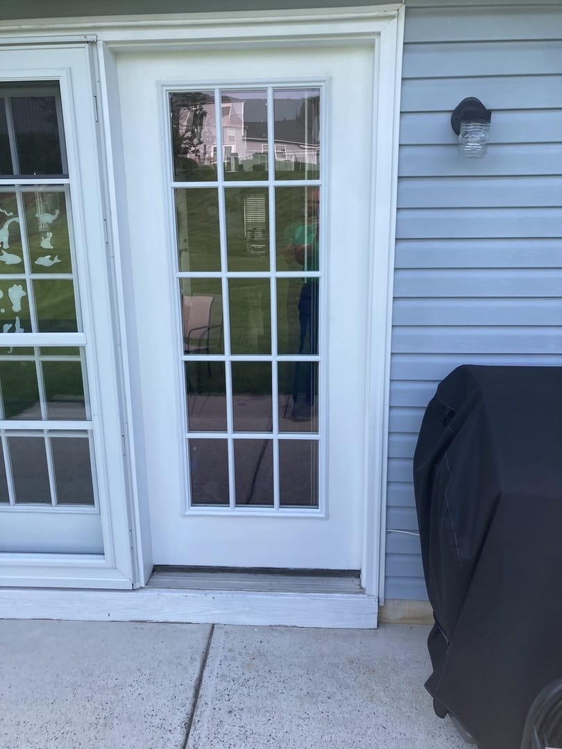 Customer photo review of ODL Clear Low-E Door Glass - 15 Light External Grille - 24" x 66" Frame Kit