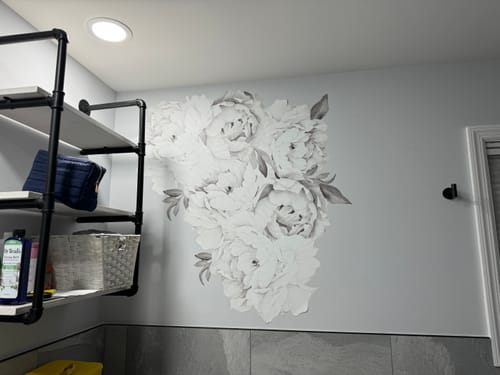 Customer photo review of Peony - Black and white