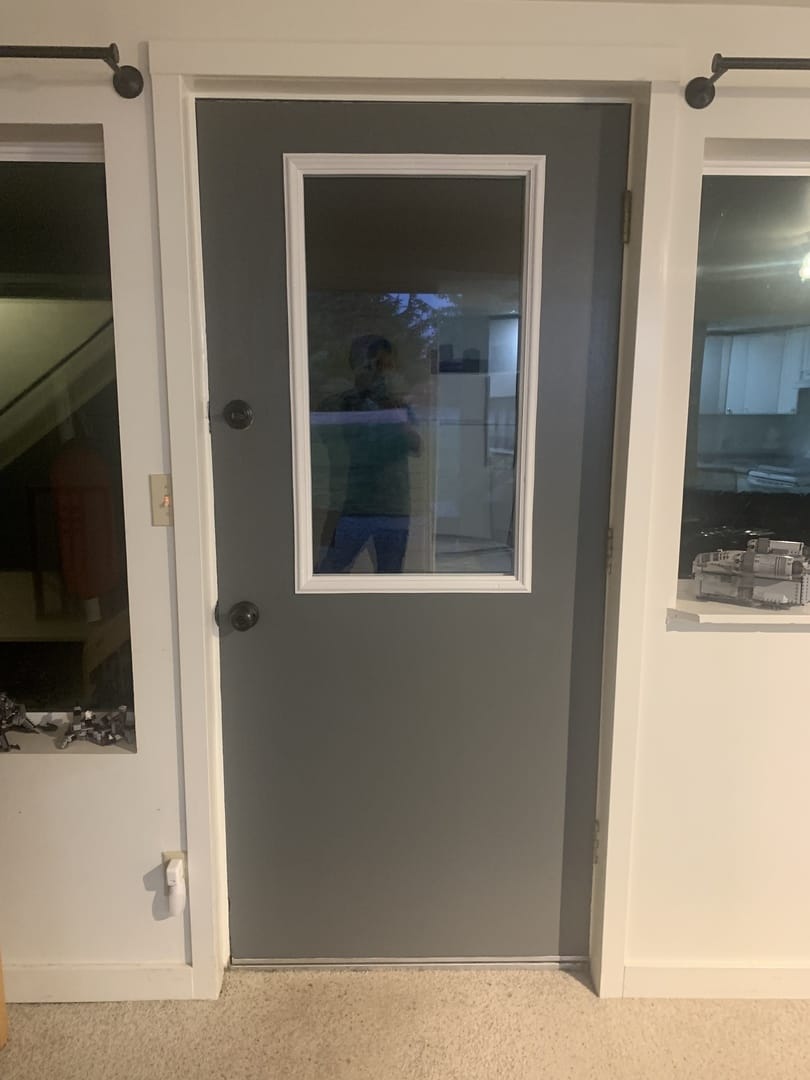 Customer photo review of ODL Clear Door Glass - 22" x 38" Frame Kit