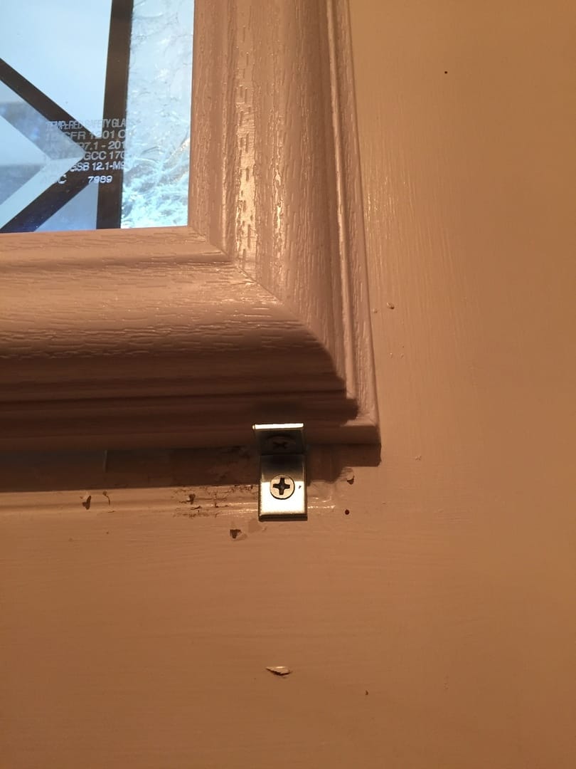 Customer photo review of ODL Add On Blinds for Raised Frame Doors - 24" x 38"