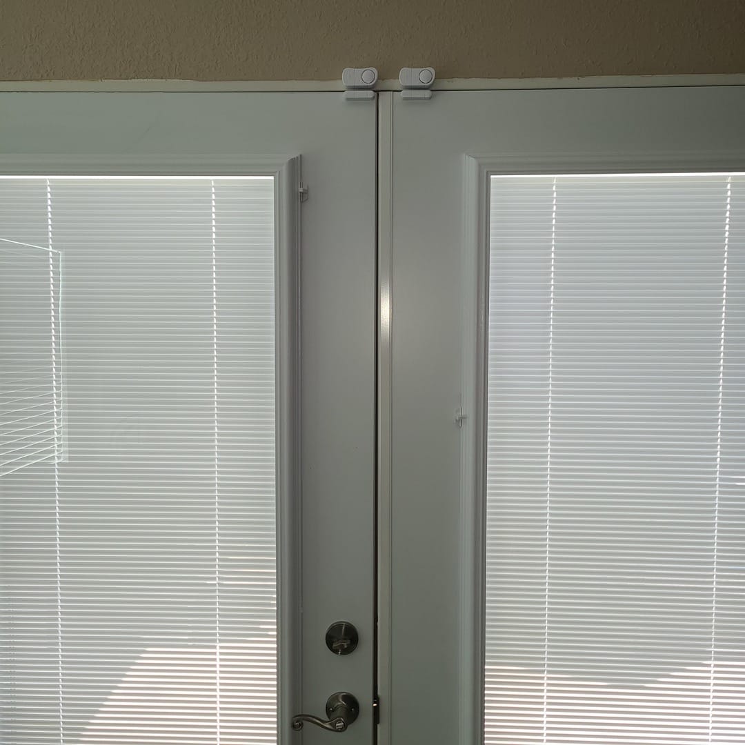 Customer photo review of ODL Add On Blinds for Raised Frame Doors - 24" x 66"