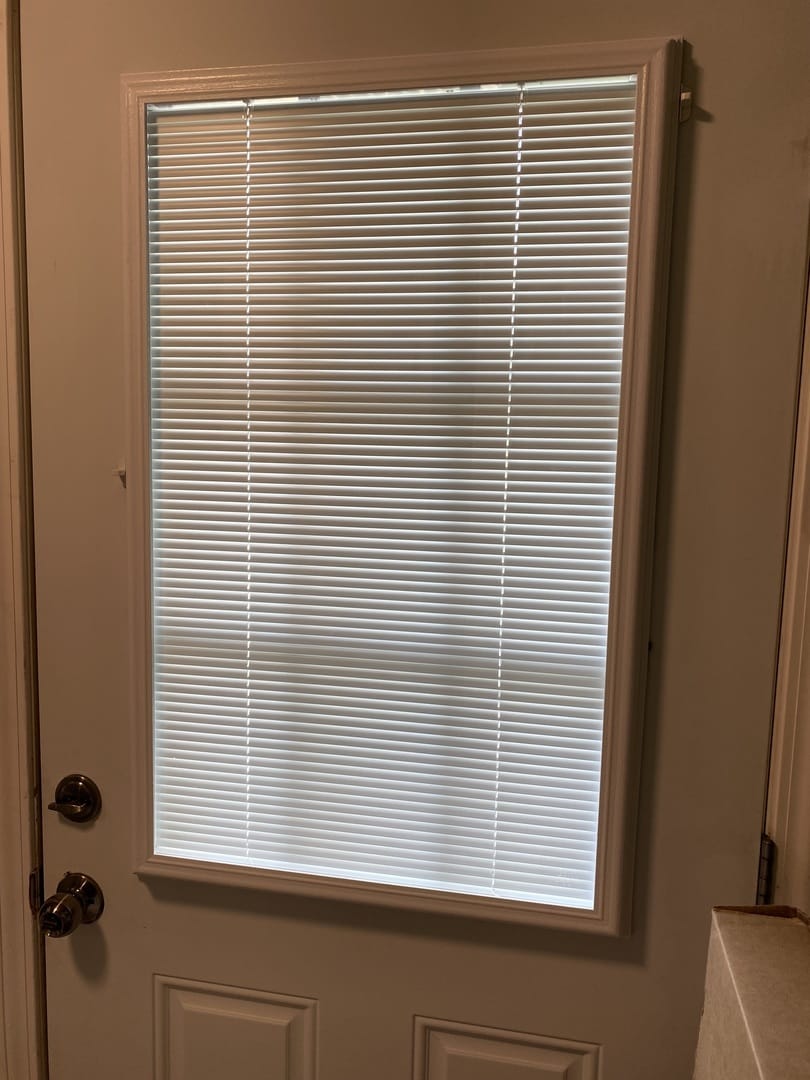 Customer photo review of ODL Add On Blinds for Raised Frame Doors - 24" x 38"