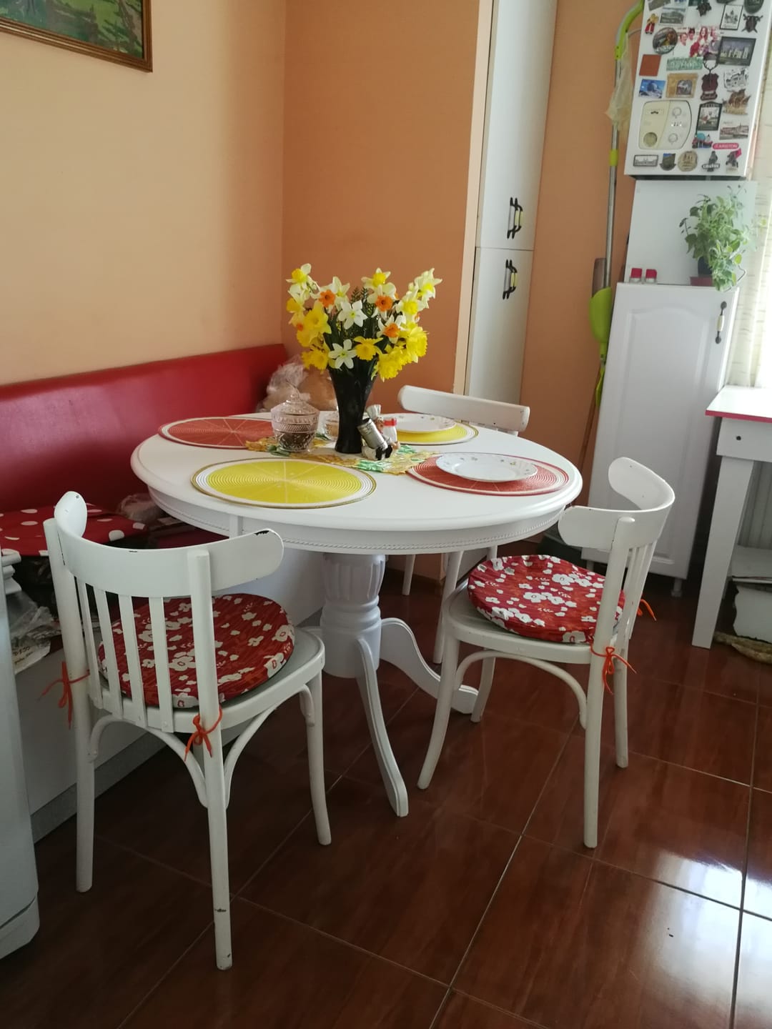Customer photo review of Masa extensibila OLIVIA, alb, 106/141X106X76 cm