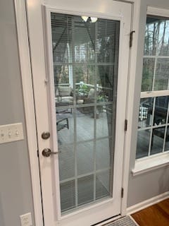 Customer photo review of ODL Add On Blinds for Raised Frame Doors - 24" x 66"