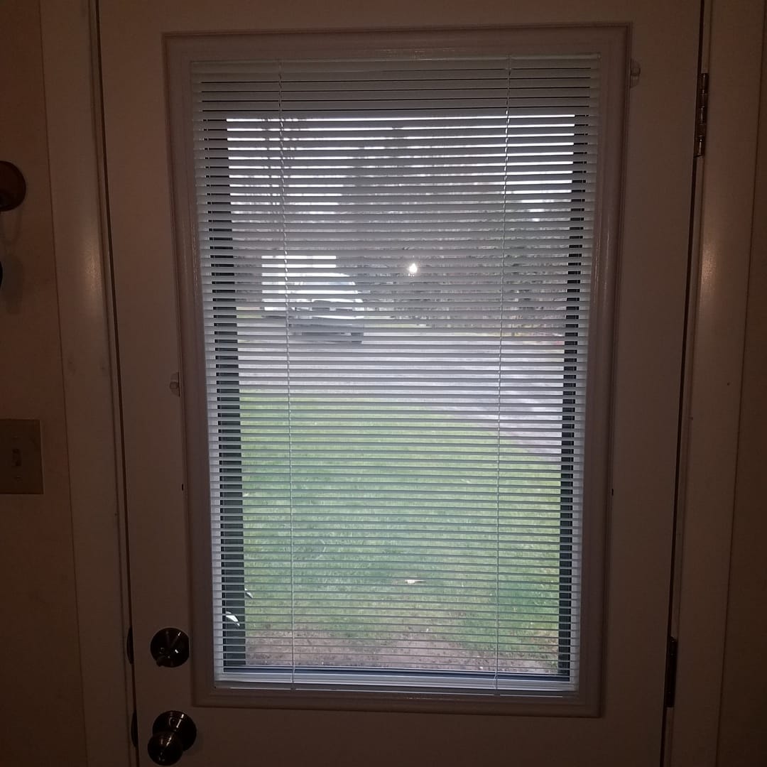 Customer photo review of ODL Add On Blinds for Raised Frame Doors - 24" x 38"